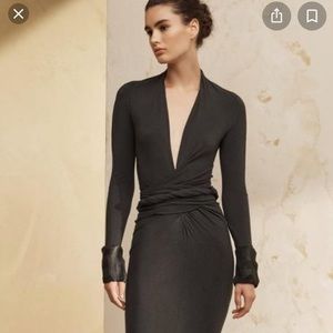 Urban Zen Wrap and Tie Jersey Dress